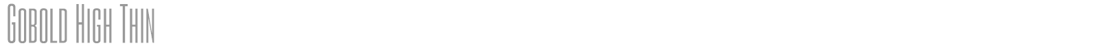Gobold font preview